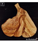 Cutting board natural shaped with handle