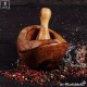 mortar and pestle rustic style