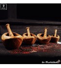 olive wood mortar incl. pestle