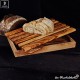 bread cutting board with crumb catcher