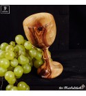 Olive wood wine cup