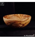 Big wooden salad bowl, handcrafted