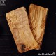 2 x Cutting board, one side natural edge