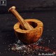 Classical style mortar incl. pestle