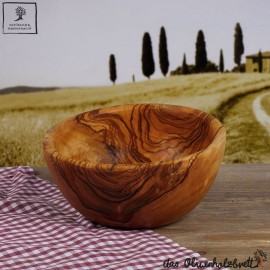 Set of olive wood bowls (3items)